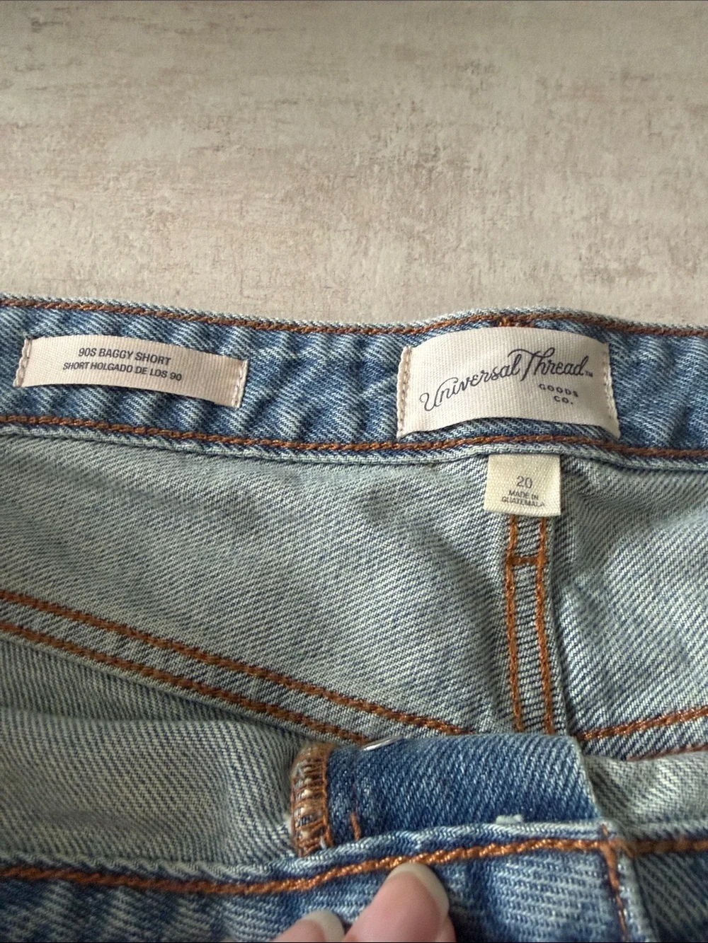 Universal Thread Light Wash Denim Shorts. Baggy relaxed fit. Size 20